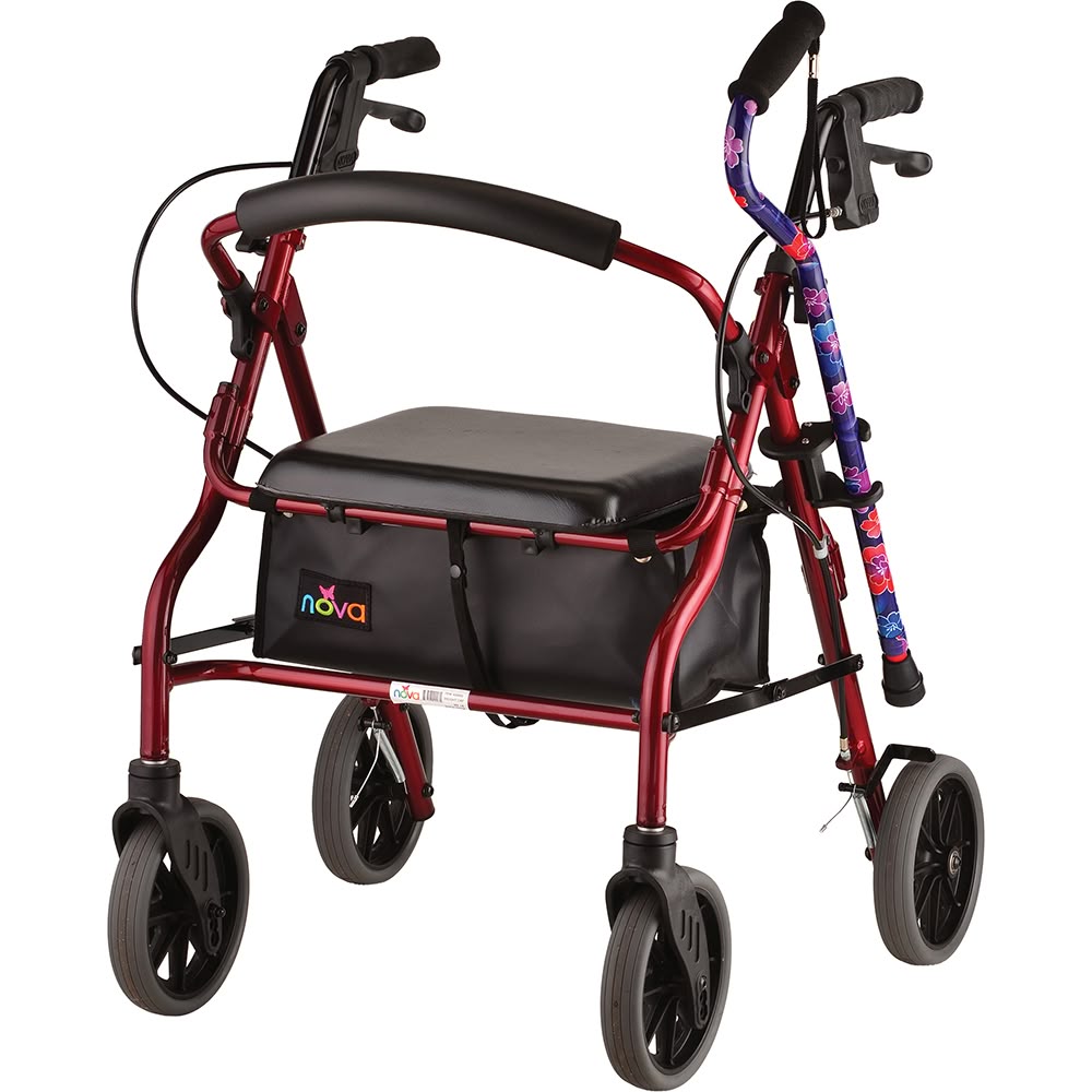 NOVA Universal Cane Holder - Fits 1" Walker Tubing - CH-4000R