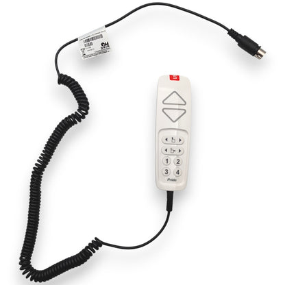 front view of remote with cable unwound