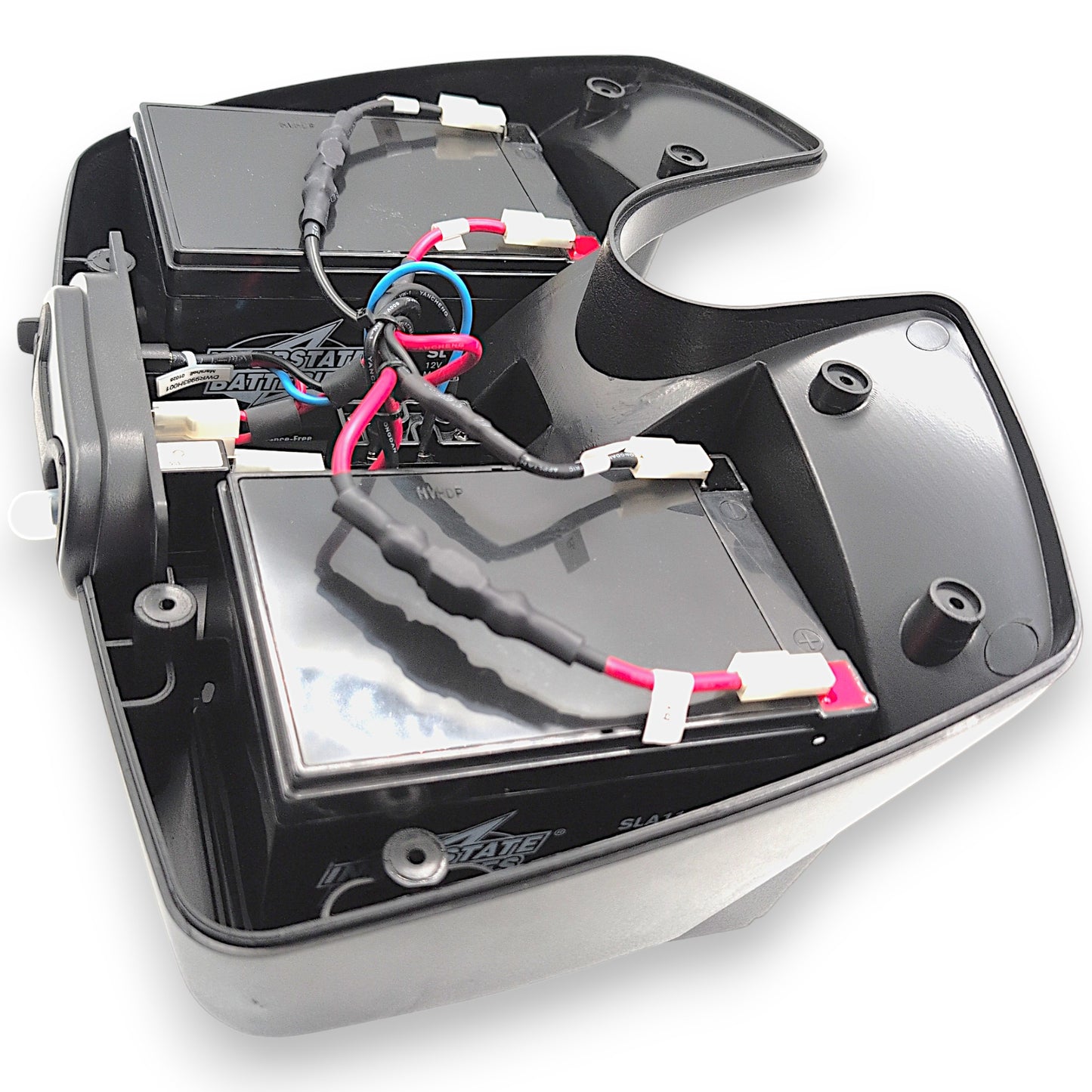 side angle showing interstate sla1104 standard batteries installed