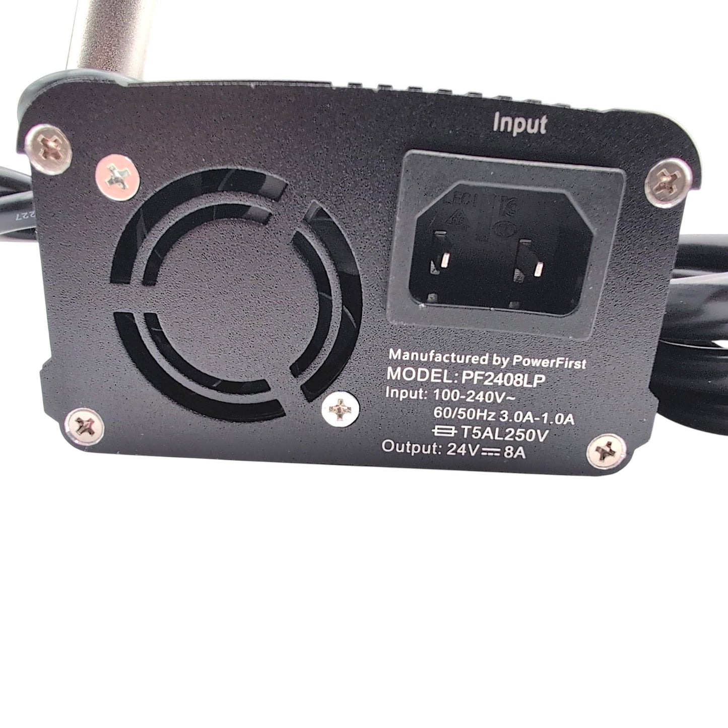 PowerFirst PF2408LP 24V 8 Amp Mobility Scooter Charger - Golden Technologies MBE-0038