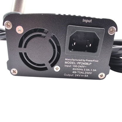 PowerFirst PF2408LP 24V 8 Amp Mobility Scooter Charger - Golden Technologies MBE-0038