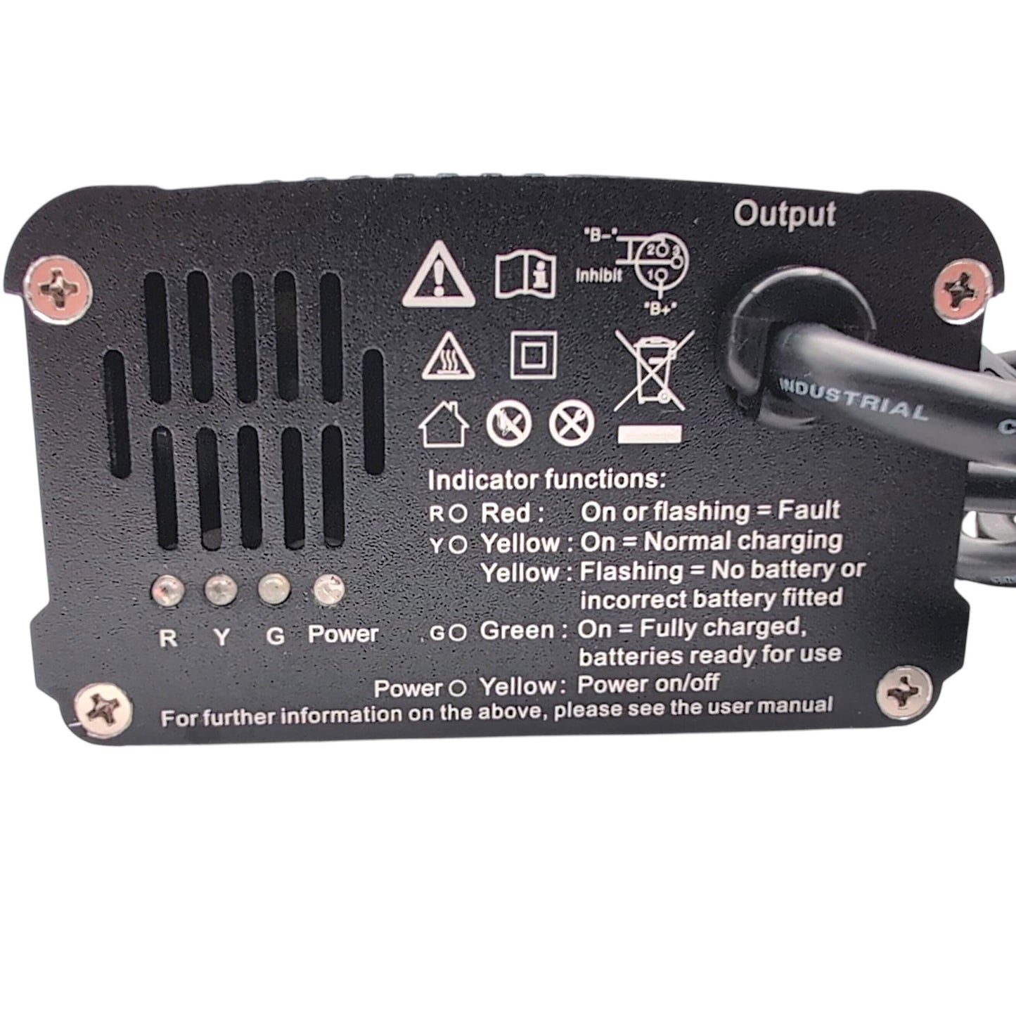 PowerFirst PF2408LP 24V 8 Amp Mobility Scooter Charger - Golden Technologies MBE-0038
