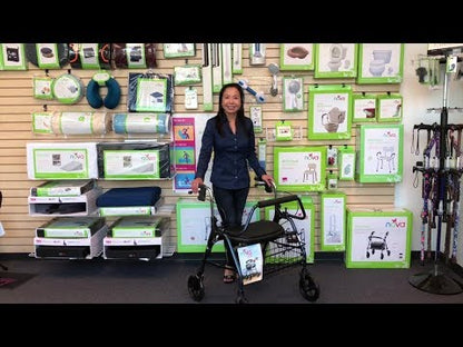 NOVA Mighty Mack Bariatric Rolling Walker - 500 Pound Capacity - 4216BL