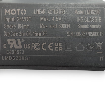 Pride Mobility Lift Chair Motor / Actuator - MOT2504188 - LMD6208