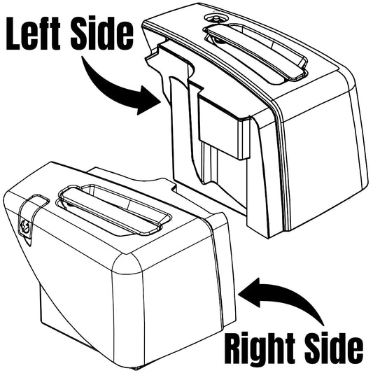 Pride Mobility Revo 2.0 Scooter 3 & 4 Wheel Battery Packs - BAT1706216 (RH) BAT1706217 (LH)