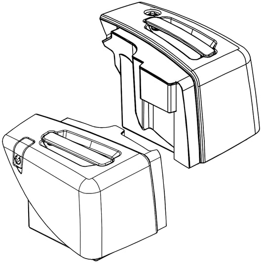 Pride Mobility Revo 2.0 Scooter 3 & 4 Wheel Battery Packs - BAT1706216 (RH) BAT1706217 (LH)