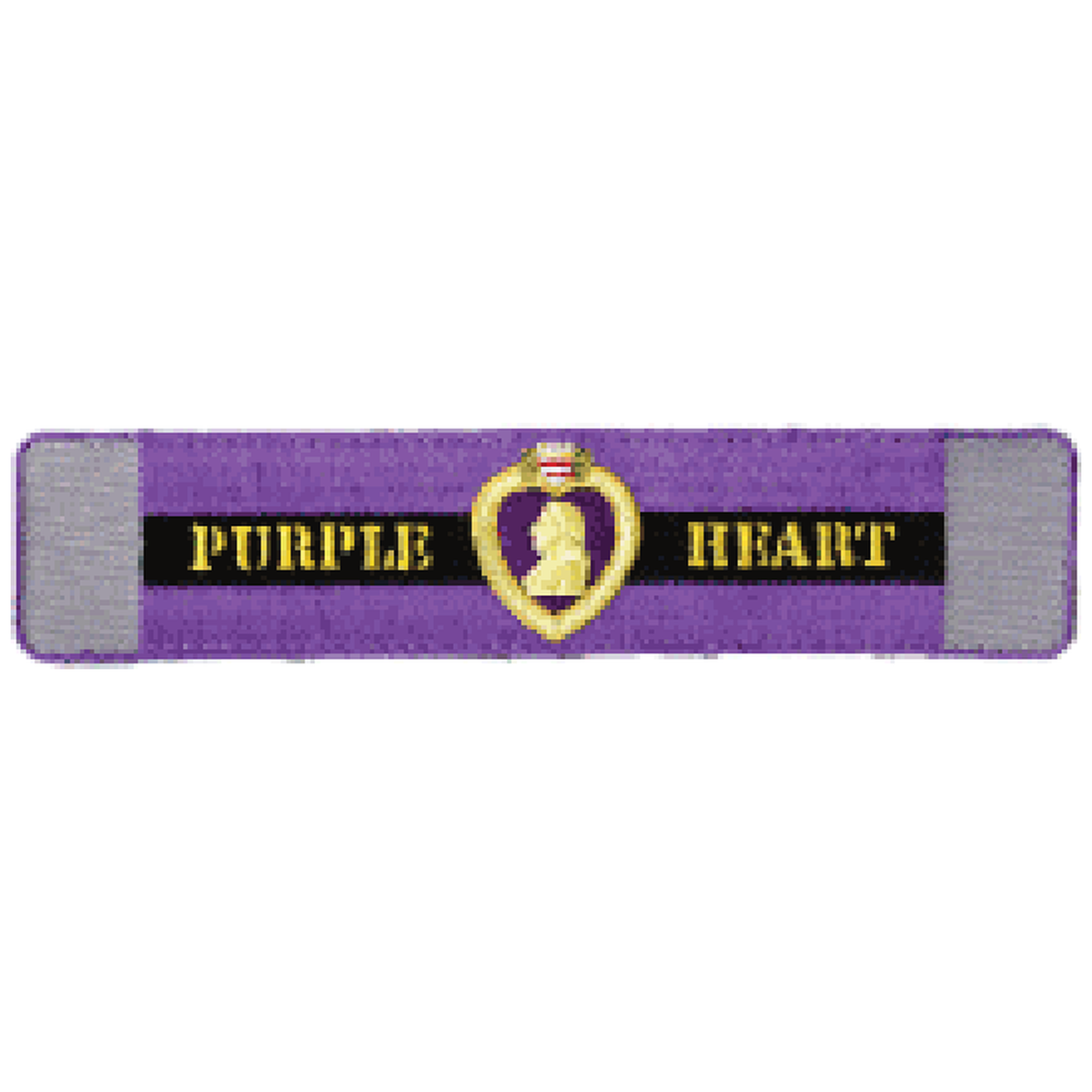 Pride Mobility ACC140238 purple heart military patch assembly 6 inch x 1.25 inch