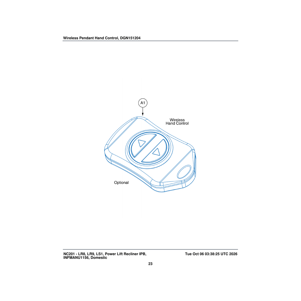 Pride Mobility ACC1707413 lanyard break away attachment black retractable cord with parts diagram