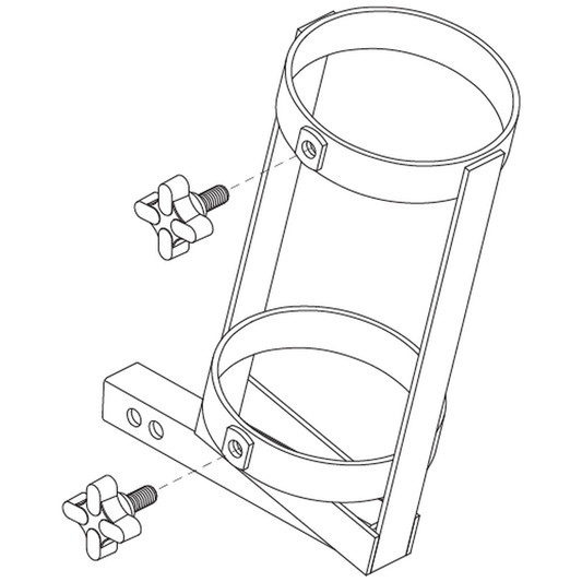 Pride Mobility ACCASMB1017 scooter oxygen holder assembly