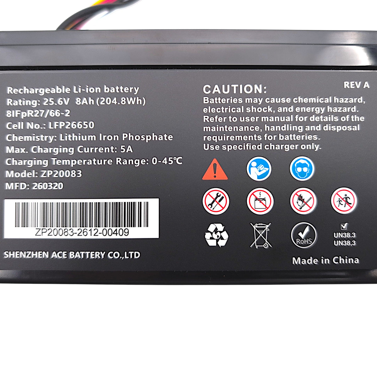 Pride Mobility Go-Go Endurance Li 8Ah Lithium Battery (BAT2005749)