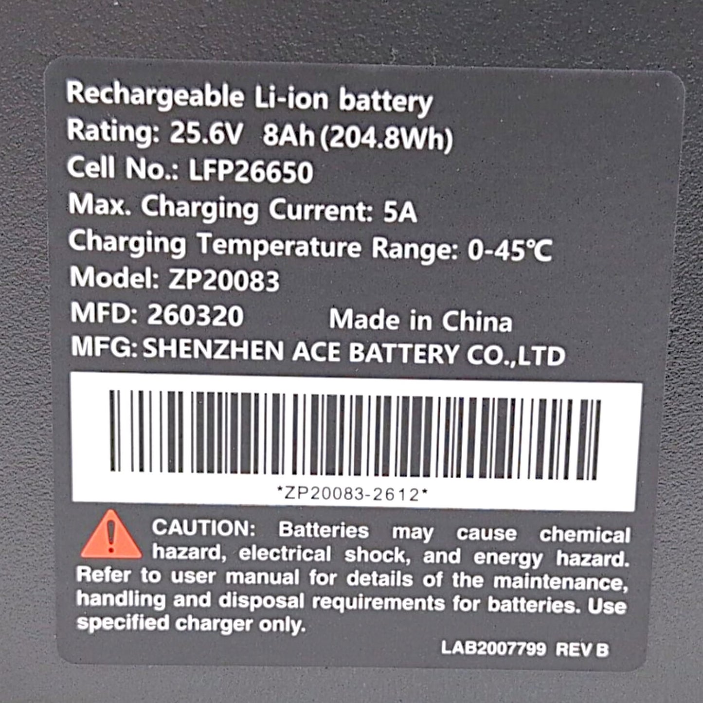 Pride Mobility Go-Go Endurance Li 8Ah Lithium Battery (BAT2005749)