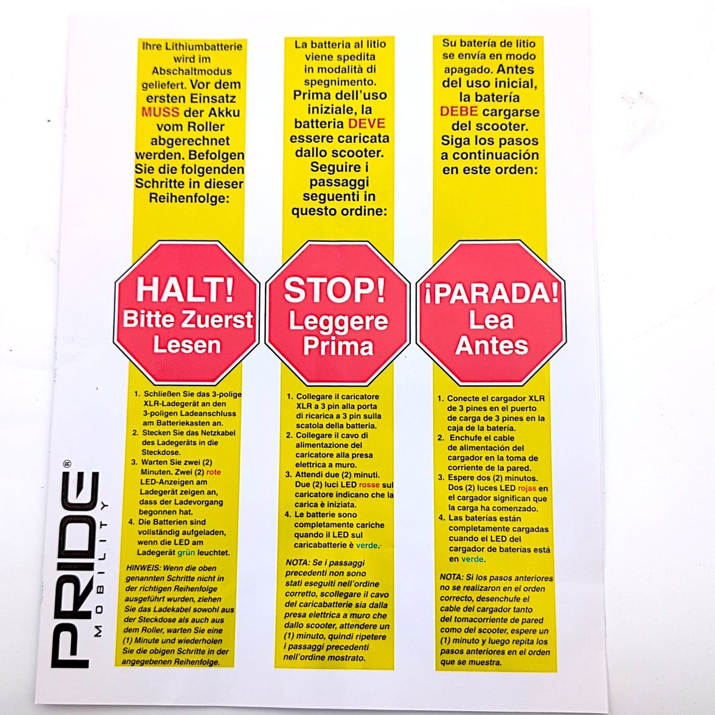 Pride Mobility Go-Go Endurance Li 8Ah Lithium Battery (BAT2005749)
