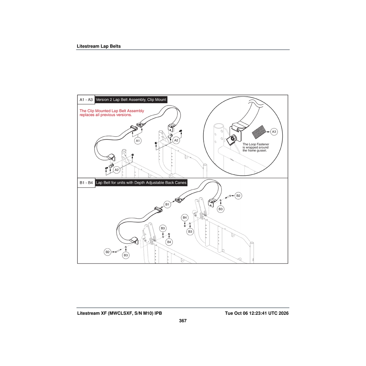 Pride Mobility BLTASHL1051 bolt shoulder black zinc 1/4 inch x 1.50 inch parts diagram