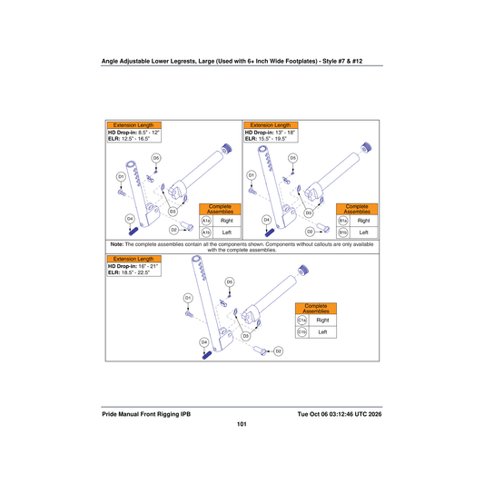 Pride Mobility BLTSEX1001 bolt sex black zinc 3/8 inch x 1.00 inch 1/4-20 thread parts diagram