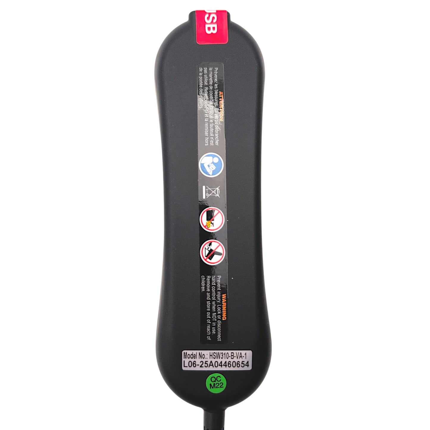 Pride Mobility CTL1707190 Hand Control | HSW310-B-VA-1 Replacement Remote for VivaLift