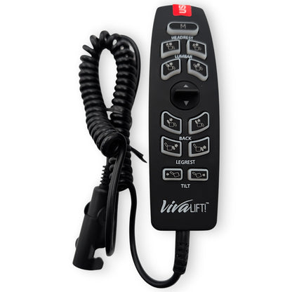remote with its cable