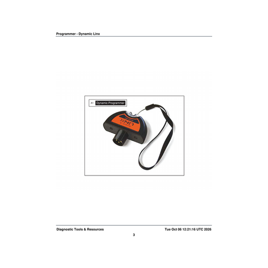 Pride Mobility CTL2107020 programmer dynamic (dlx-hkey01-a) parts diagram