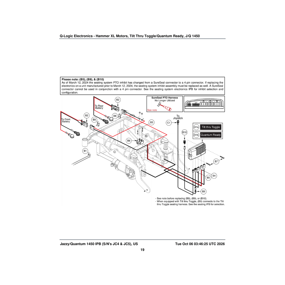 Pride Mobility CTLASMB7110091 controller q-logic assembly 100 amp with hammer xl motor program quantum1450 quantum parts diag