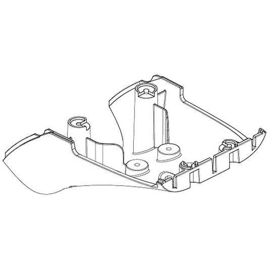 Pride Mobility (DGN120203), bottom tiller shroud for the CTS throttle pot on Victory scooters.