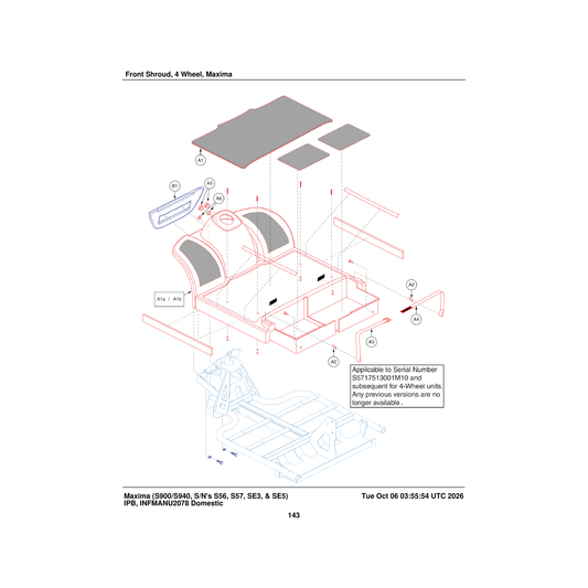 Pride Mobility DGN136703 plug black rubber basket bracket riser upper parts diagram