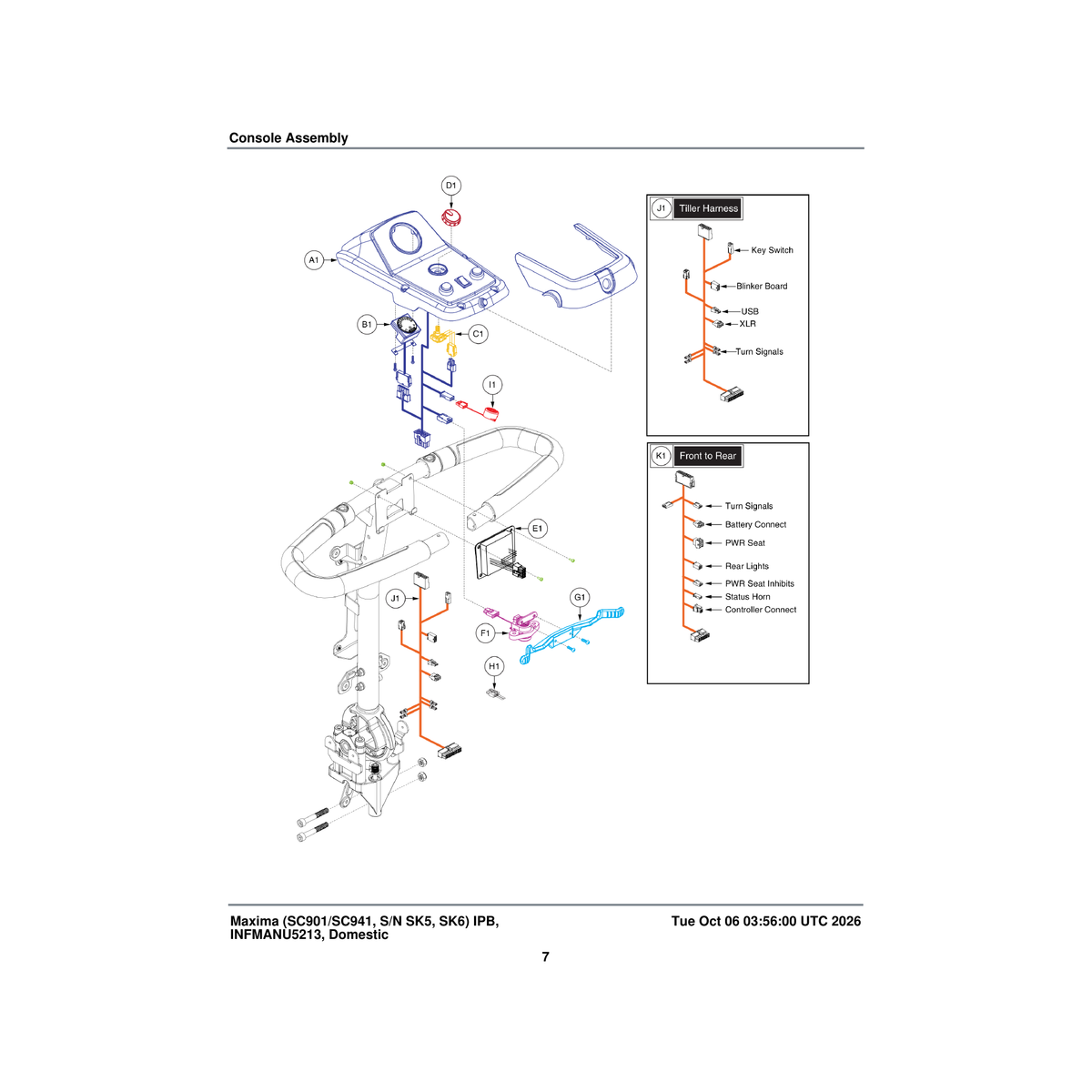 Pride Mobility DGN1809148 speed knob assembly parts diagram