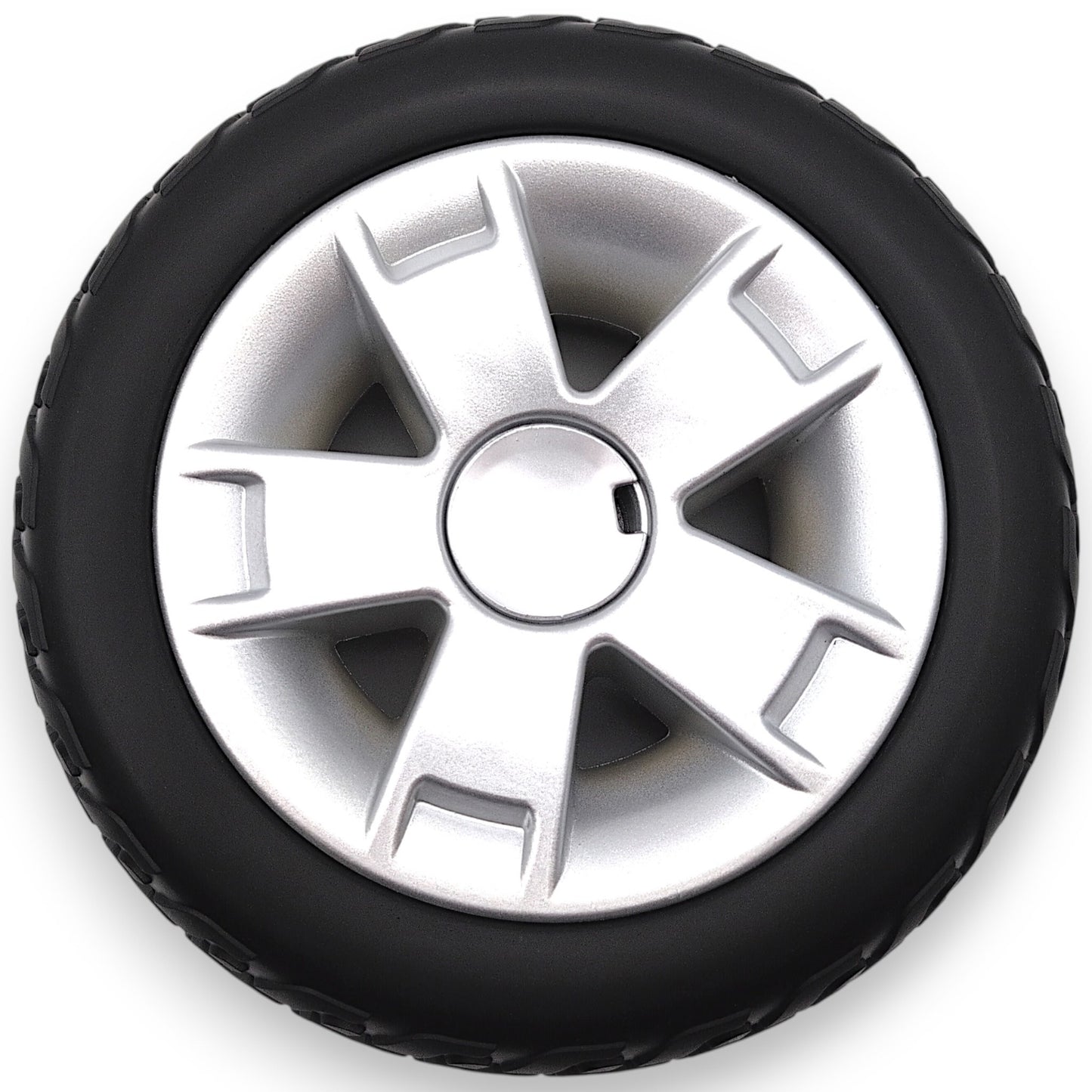 pride wheel part number: whlasmb1803. Out side view with rim