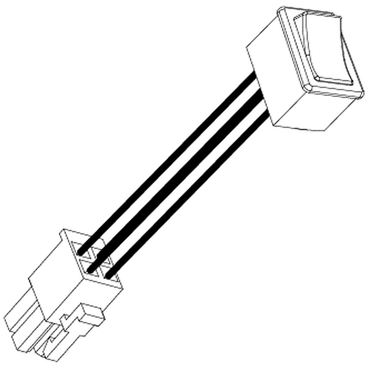 Pride Mobility (DWR1020H105), power seat tiller switch harness for Victory and Maxima scooters.