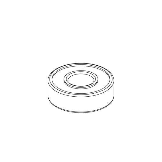 Pride Mobility DWR1101A019 12 mm ID by 28 mm OD by 8 mm thick double shield ball bearing