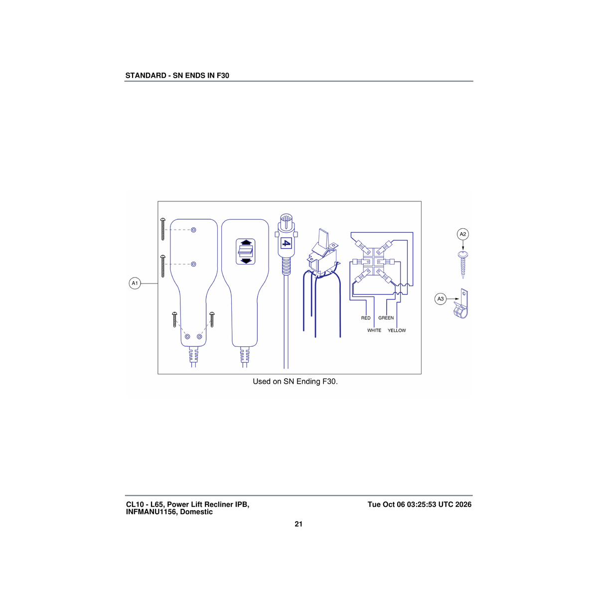 Pride Mobility DWR1234L944 decal warning controller dispose of properly lift chair parts diagram