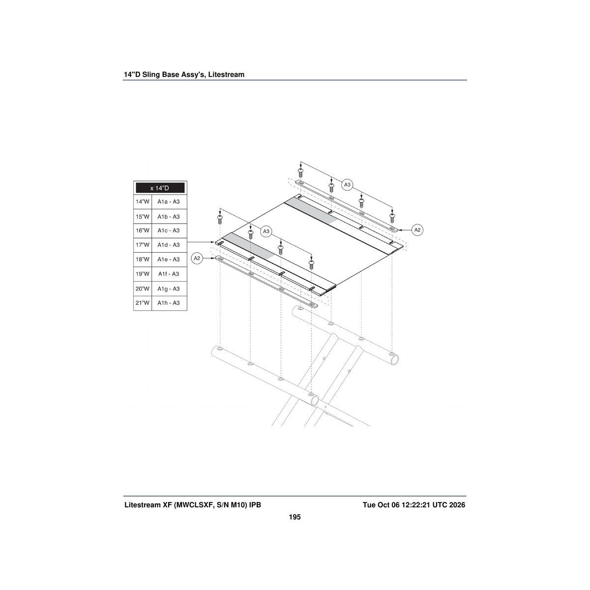 Pride Mobility DWR1510C126 seat frame upholstery strip 14 inch d parts diagram
