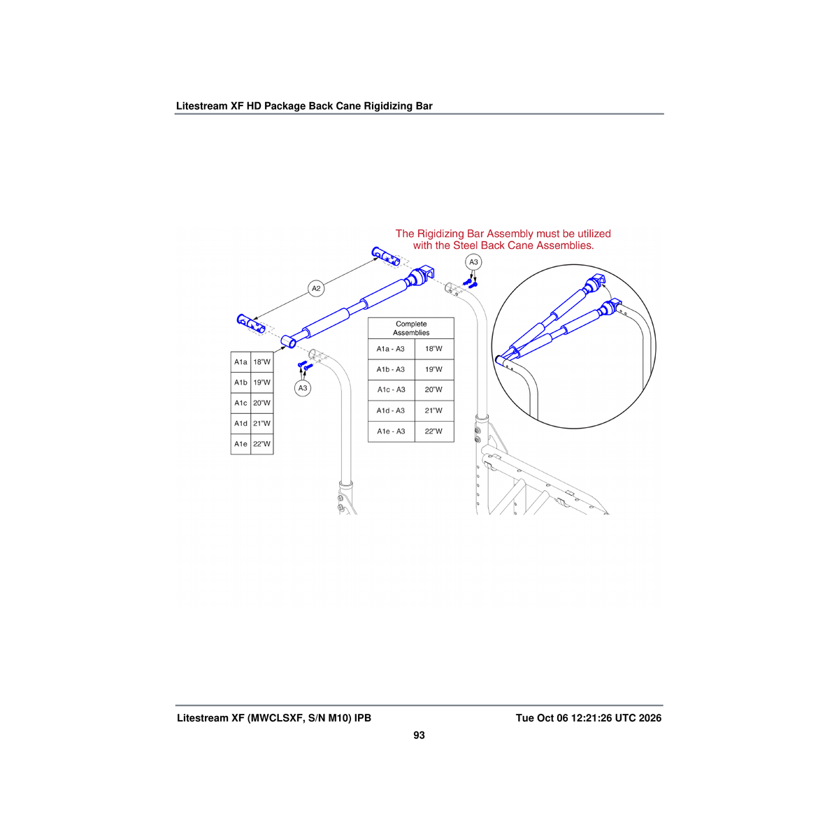 Pride Mobility DWR1510C295 plug rigid bar black nylon parts diagram