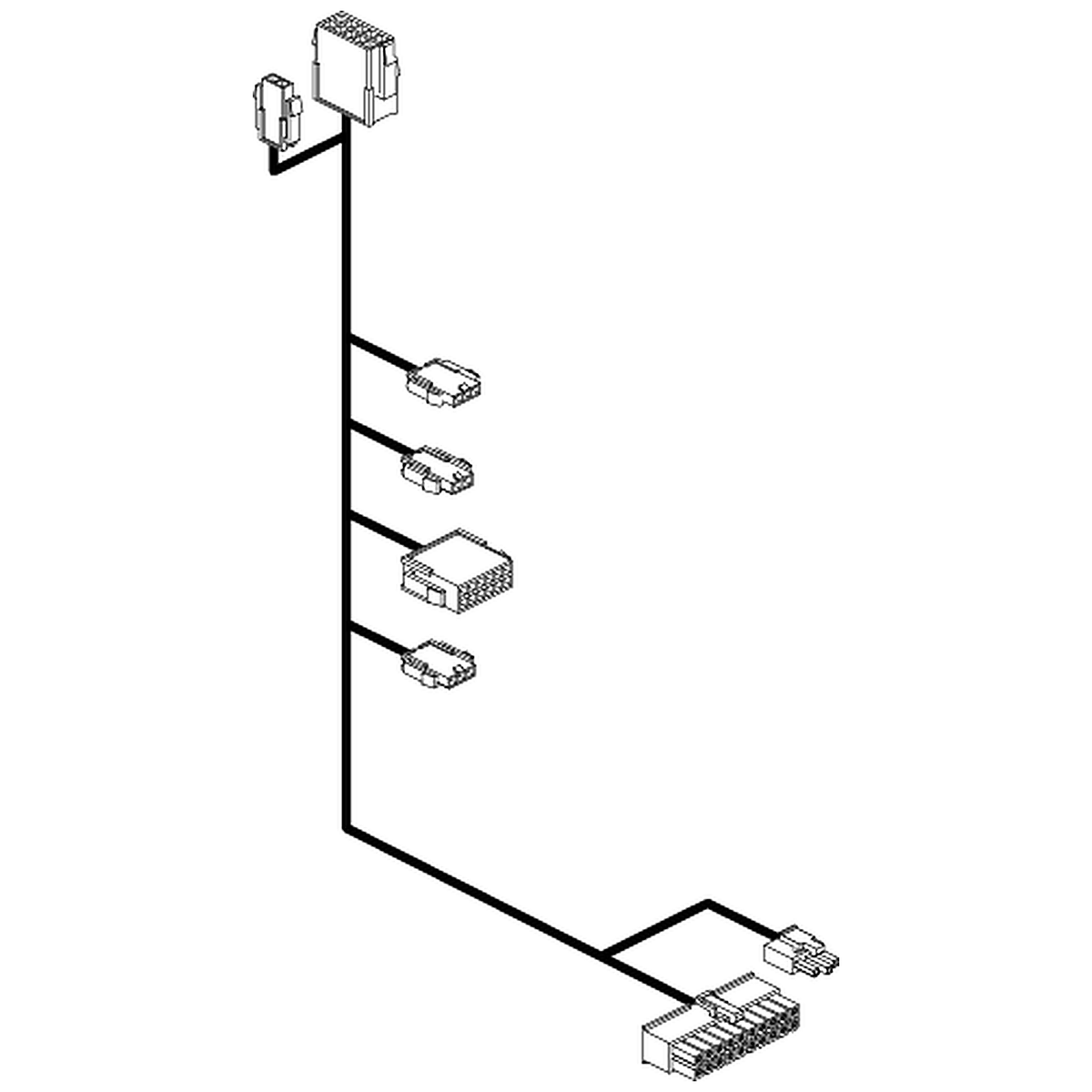 Pride Mobility (DWR9966H004), tiller wire harness for Victory 9 and Victory 10 scooters.