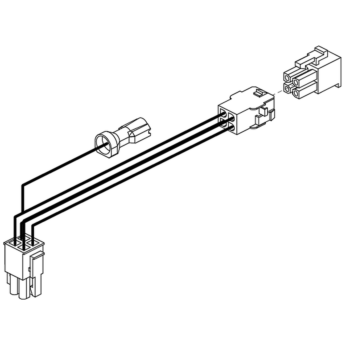 Pride Mobility (DWR9966H034), controller programming harness for Victory and Maxima scooters.