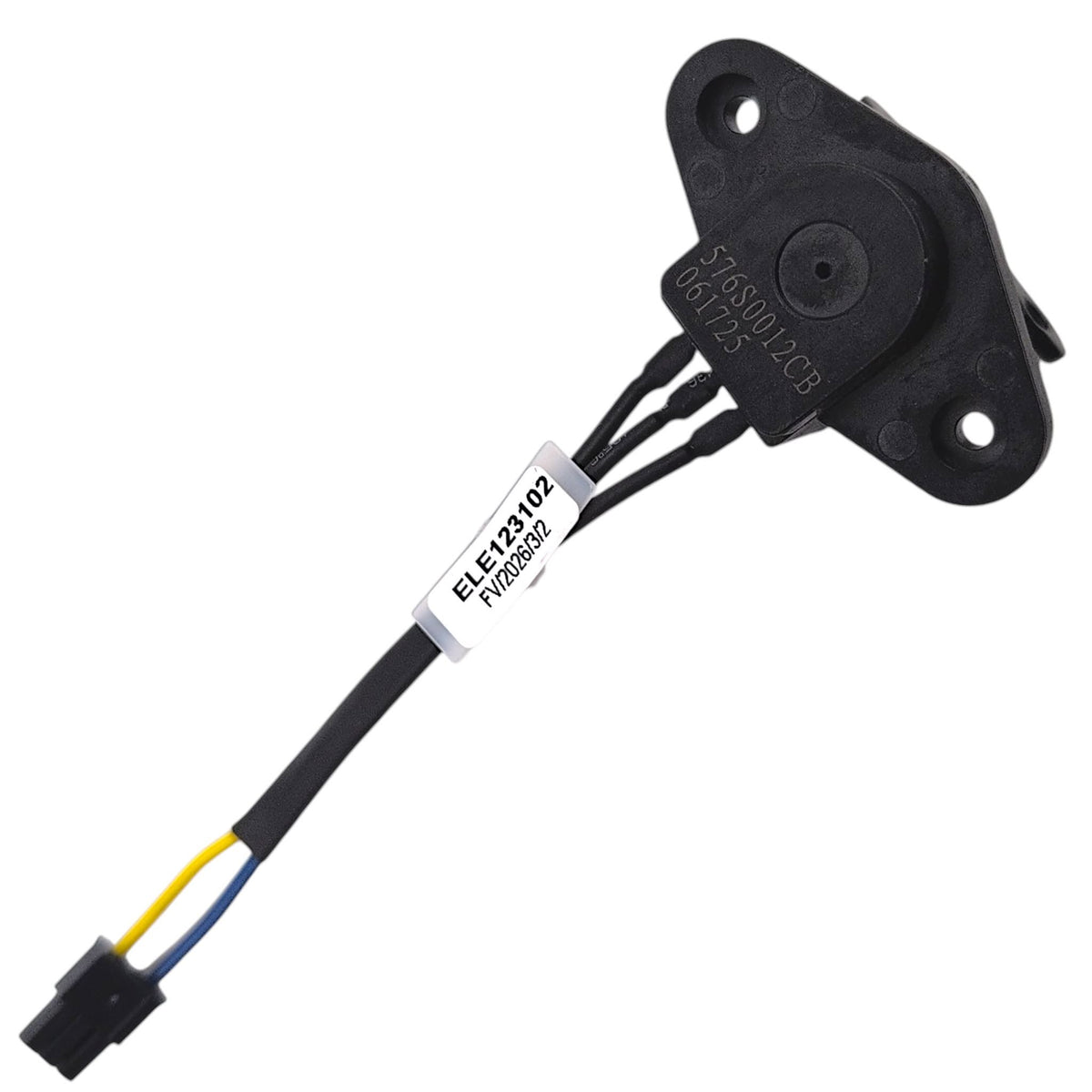 pride mobility throttle pot ELE123102, with 3 wires colored white, yellow and blue 