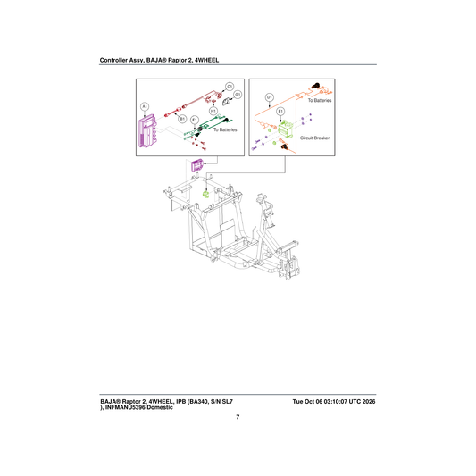 Pride Mobility ELE1611882 xlr programming cable parts diagram