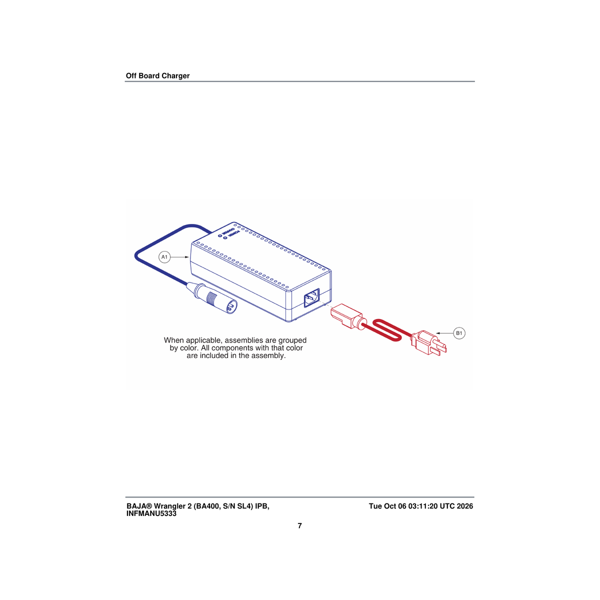 Pride Mobility ELE2100620 charger offboard low inhibit ac 100v-240v dc 28.6-29.6v @8a non-medical with usa cordset ( parts di