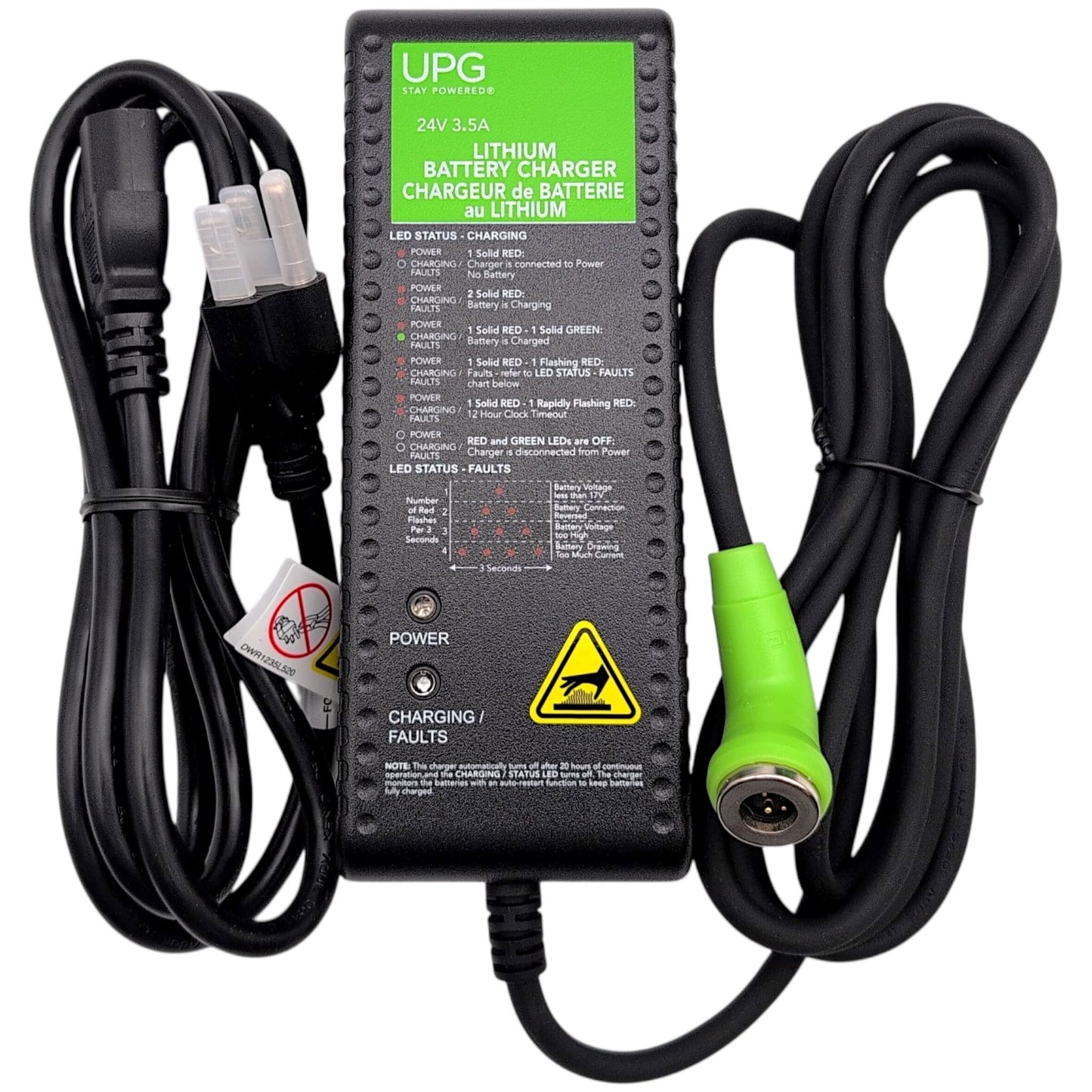 Pride Super Portable & AL+ 24V 3.5A Lithium Charger | ELE2200784