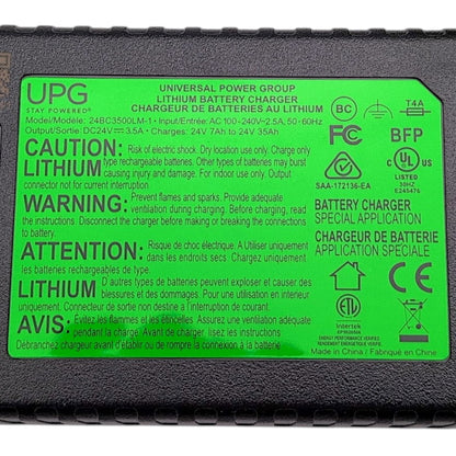 Pride Super Portable & AL+ 24V 3.5A Lithium Charger | ELE2200784
