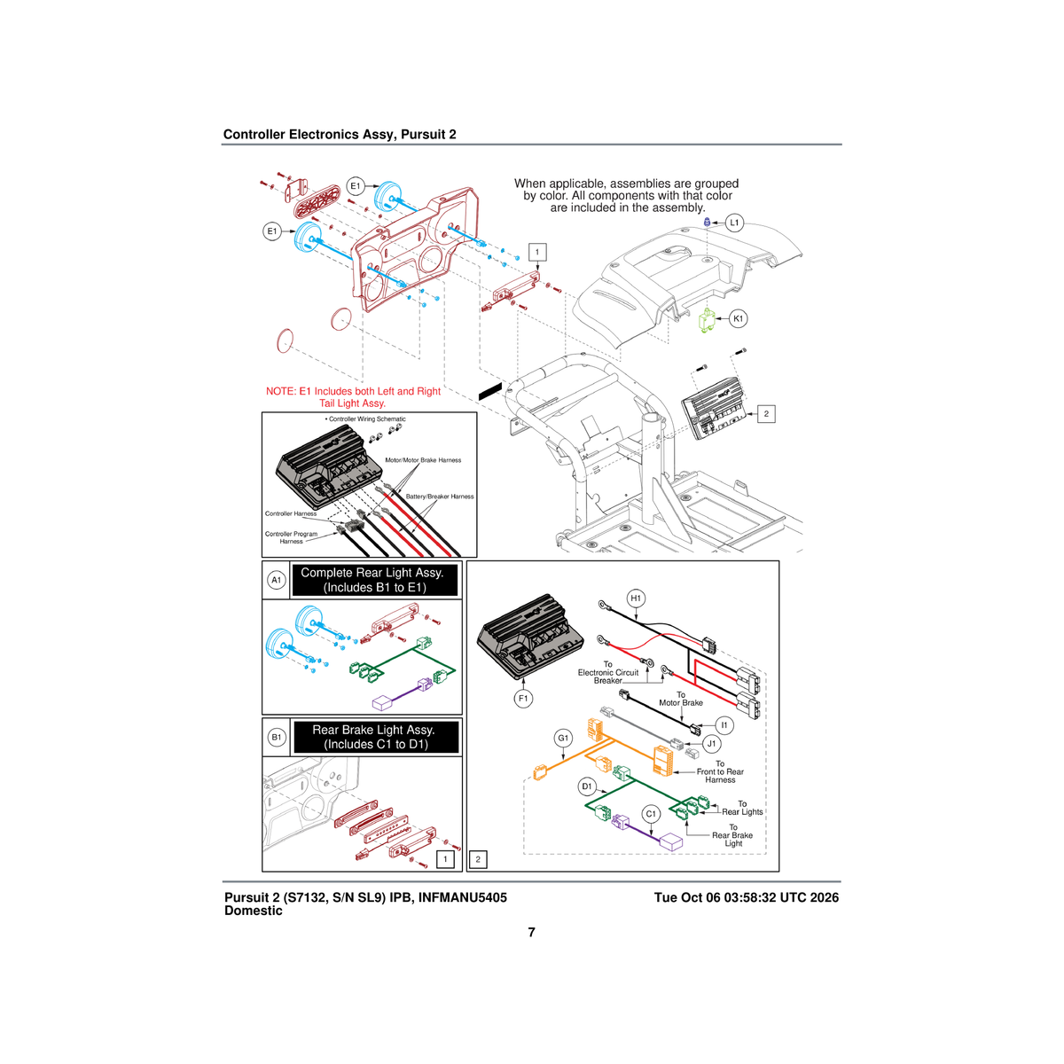 Pride Mobility ELE2301692 controller dynamic 160 amp us/eu assembly parts diagram