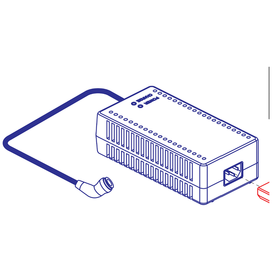 Pride Mobility (ELE2301737), Pride parts diagram of the magnetic charger showing the off-board magnetic battery charger, 28.8V DC at 3.5 amps, item A1.