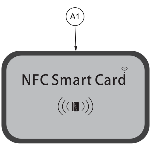 Pride Mobility ELE2402678 nfc key tag pair parts diagram