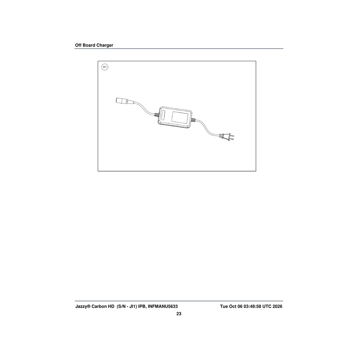 Pride Mobility ELE2506208 battery charger st 24v2a with us plug (innuovo: e0400092) parts diagram