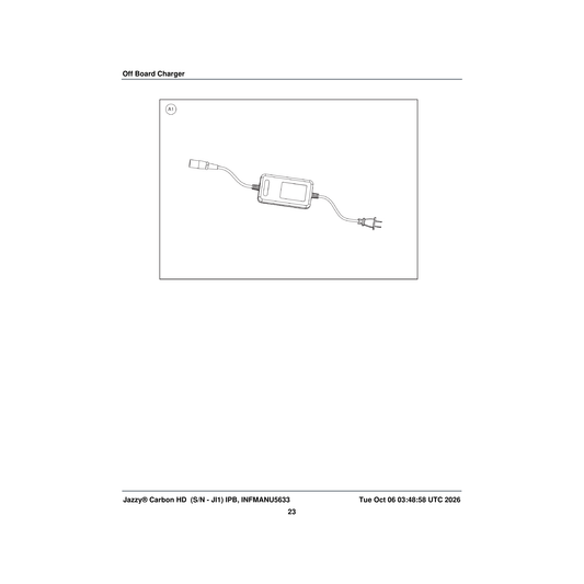 Pride Mobility ELE2506208 battery charger st 24v2a with us plug (innuovo: e0400092) parts diagram