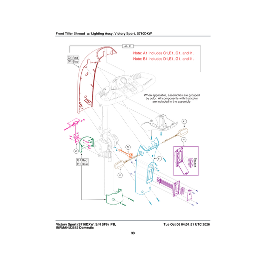 Pride Mobility ELEASMB4800 left blinker assembly flexible stalk e-marked parts diagram