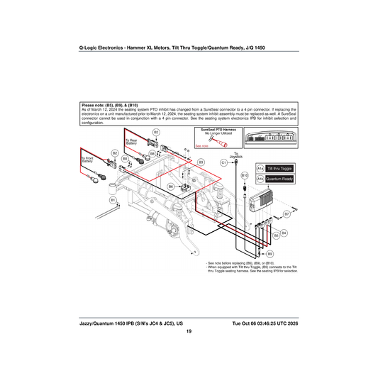 Pride Mobility ELEASMB7110492 assembly q-logic curtis 100 amp hammer xl motors quantum 1450 quantum parts diagram