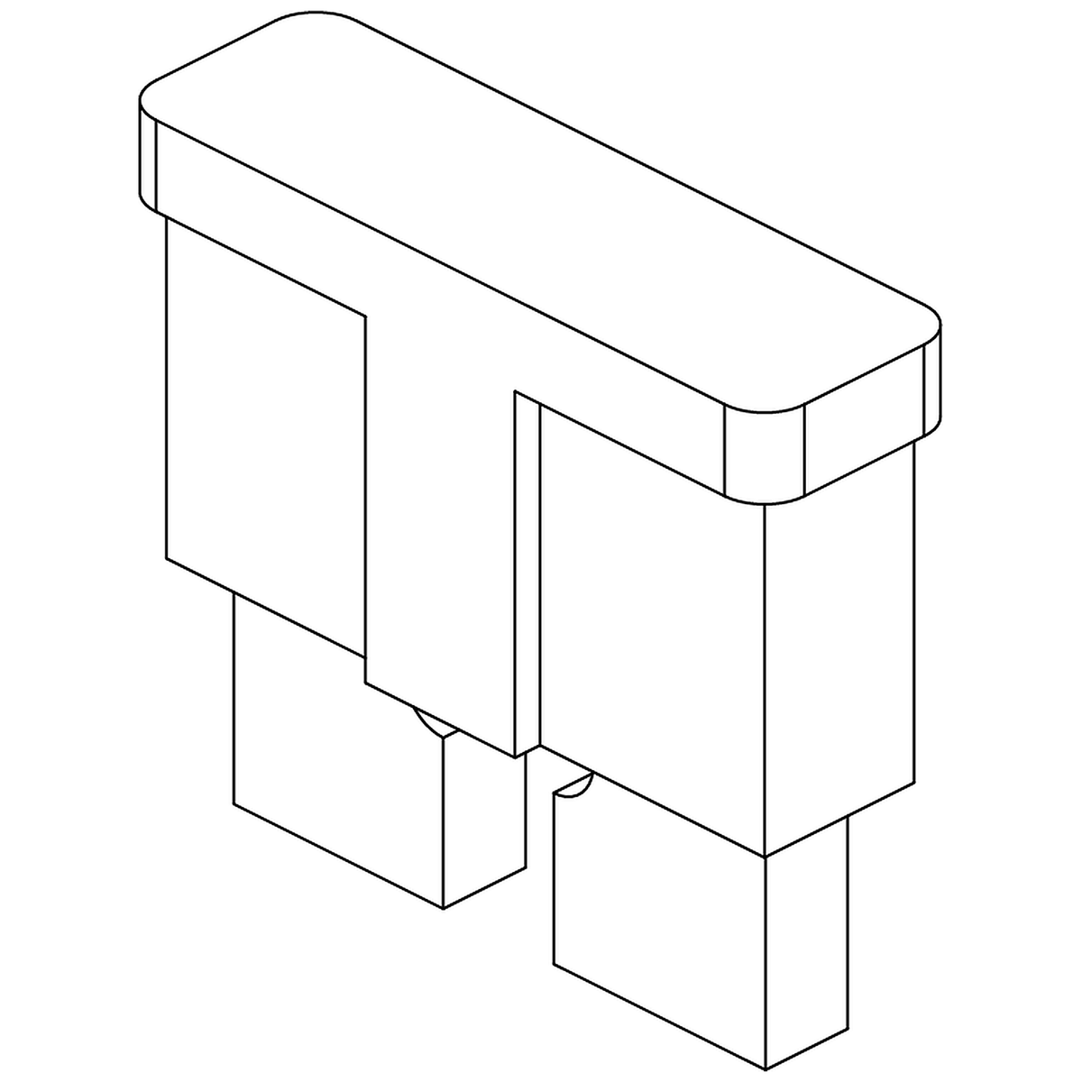 Pride Mobility (ELEFUSE1010), 7.5 amp ATO automotive type blade fuse.