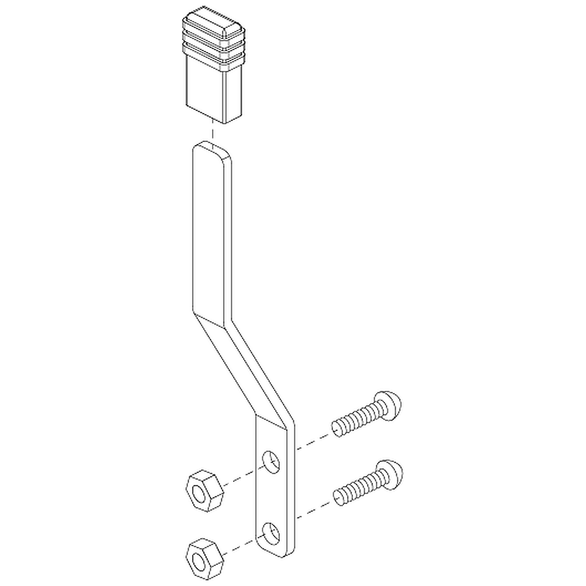 Pride Mobility (FRMASMB11392), freewheel lever assembly for Victory 9 and Victory 10 scooters.