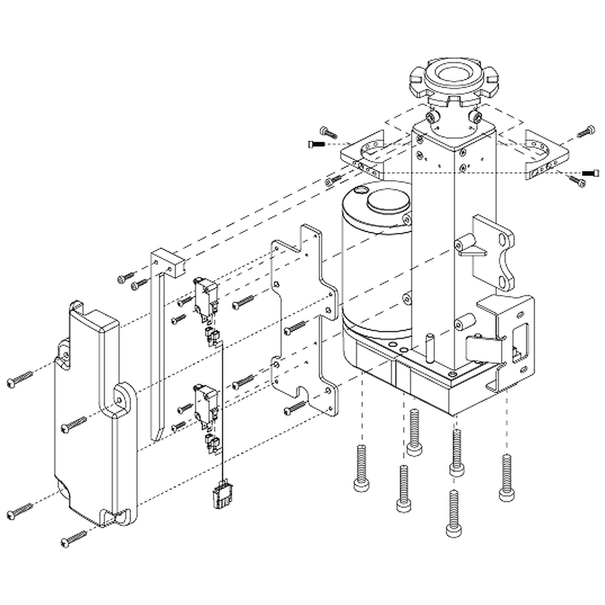 Pride Mobility (FRMASMB13780), power seat actuator assembly for Victory 9 and Victory 10 scooters.