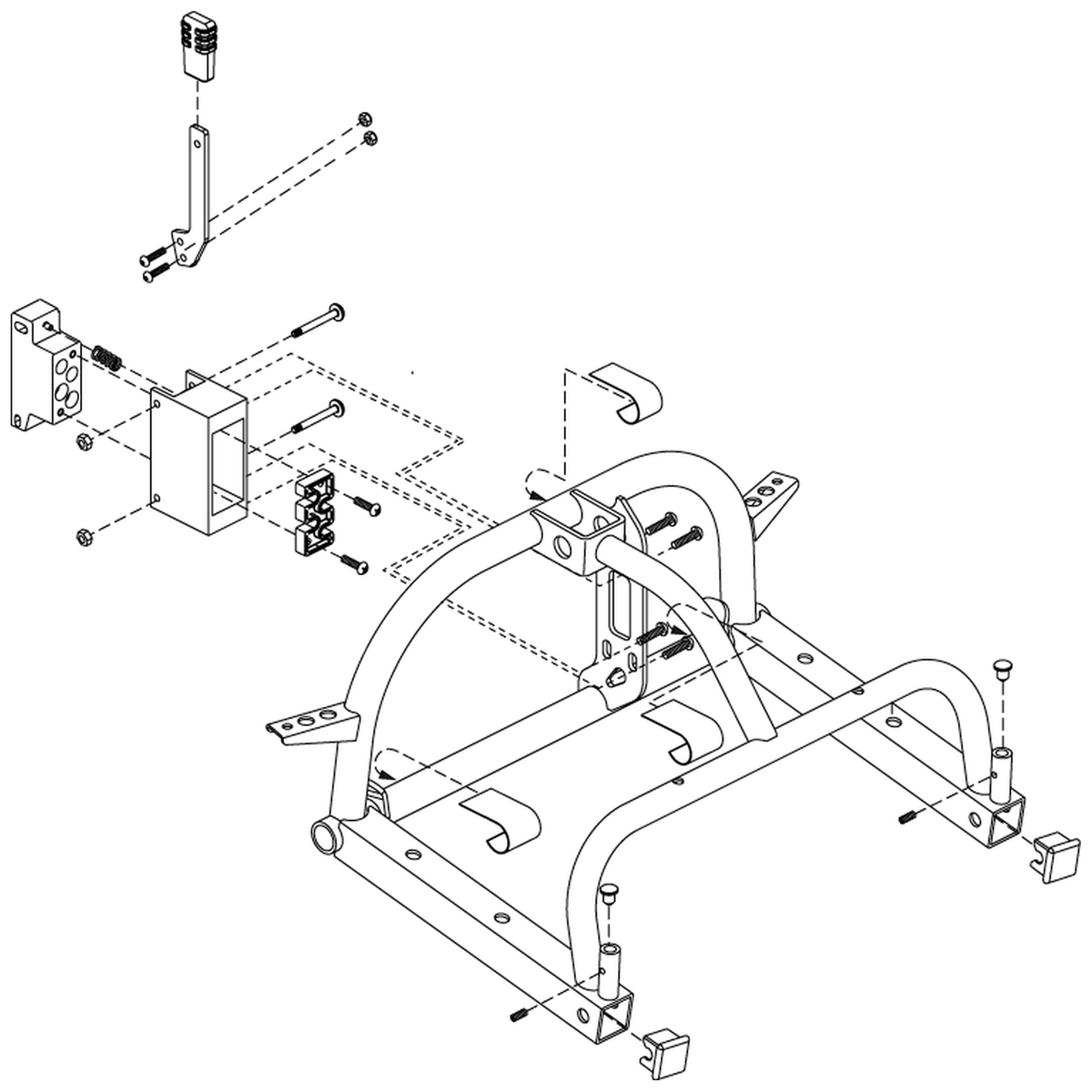 Pride Mobility FRMASMB9230 rear frame assembly for Go-Go Elite Traveller Gen 3