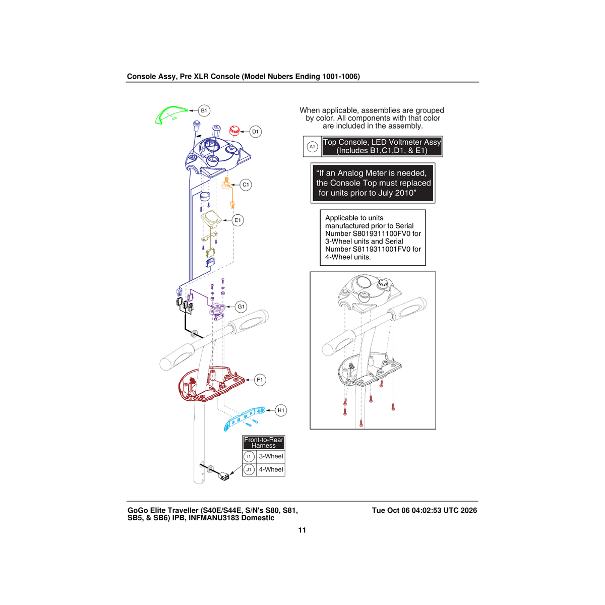 Pride Mobility FRMASMB9233 throttle control lever standard parts assembly parts diagram